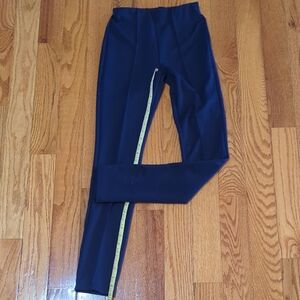 Tahari Midnight Blue Pull On Elastic Waist Trousers